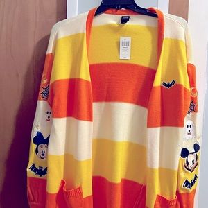 Hot Topic Disney Candy Corn Cardigan